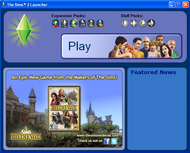 Sims 2 лаунчер скачать